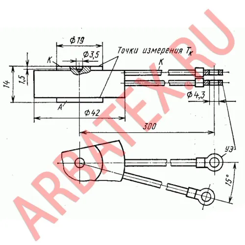 Т123-200-9 тиристор фото 3 Т123-200-9 тиристор фото 3